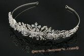 btj024 Elegance sparking rhinestone and crystal wedding tiara