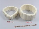 cbr042 white sponge corals stretchy bracelets in wholesale