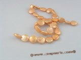 coin_03 12mm dye color cultured coin freshwater pearl strands
