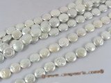 coin_23  nature white 16-17mm coin freshawater pearl strands on sale
