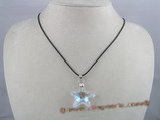 CP001 30mm starfish shape Austria crystal pendant