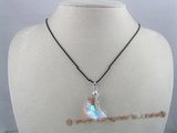 CP010 30mm crescent shaped Austria crystal pendant