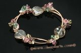 Crbr027 Handmade Colorful Faceted Austria Crystal Stretchy Bracelet