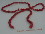 cs008 red branch coral beads strands wholesale, 80cm in length