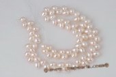 Wholesale white 8-9mm firecracker freshwater pearls strand