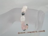gbr007 rose quartz gemstone stone beads bracelets
