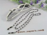 GCH010 Fanshion black potato pearl beads Eyeglass holders for mother's day