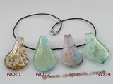 gpd015 10 pieces 60mm colourful clipper-built coloured glaze pendant