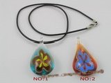 gpd021 10 pieces 50mm tear-drop coloured glaze pendant