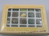 GS001 Wholesale five sets Irregular Gemstone pendant gift sets