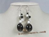 gse022 Big crystal and pearl dangle earrings in wholesale price