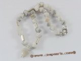 gsn09 12mm grey rhombic sunglow gemstone beads necklace jewelry