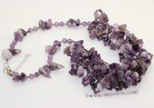 gsn189 Stylish amethyst beads princess necklace