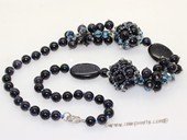 gsn202 Hand made blue sandstone necklace jewelry