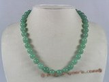 jn010 10mm round chinese jasper necklace wholesale