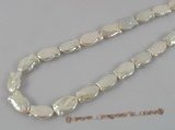 keshi020 15inch White pisciform cultured pearls strand onsale