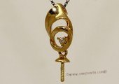 kpm120 Solid 18k Yellow Gold diamond Pendant setting