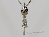 kpm137 Solid 18k White Gold diamond Pendant setting