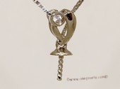 kpm148 Solid 18k White Gold diamond Pendant setting