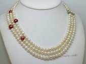 lmpn015 Multi-strand freshwater potato cultured pearl necklace for discount