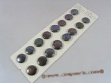 lpb015 19-20mm Black AAA grade round undrilled loosen coin pearl beads