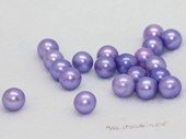 lpb1002 50PCS 6-7mm AA light eggplant  round freshwate loose pearl wholesale