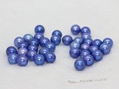lpb1014 50PCS 6-7mm AA light blue round freshwate loose pearl wholesale