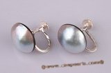 mabe pearl clip earrings