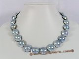 grey mabe pearl necklace