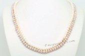 mpn366 Designer Nature color Freshwater Poatoto Pearl Layer Necklace