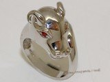 mrj001 Sterling Silver Bull Ring Men's Ring Jewelry