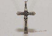 mtj026 Sterling Silver Cross Design Men's Pendant