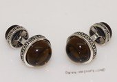 mtj032 Sterling Silver Round Design  Cufflinks Men's Jewelery