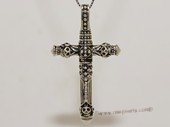 mtj039 Sterling Silver Cross Design Men's Pendant