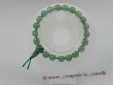 pb008 8mm Power Green Aventurine elastic bracelets