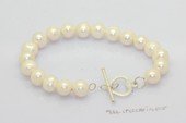 pbr007 8-9mm potato shape freshwater pearls bracelets