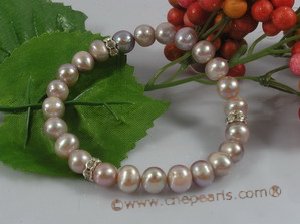 pbr154 8-9mm potato pearl elastic bracelet onsale