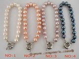 pbr179 8-9mm freshwater potato pearl bracelet wholesale