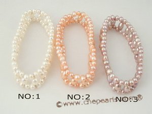 freshwater pearl elastic bracelet 