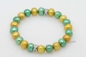 pbr461 New Style Colorful Freshwater Pearl Stretchy Bracelet