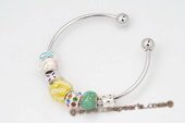 Pdbr003 Inspiration Colorful lampwork  finished bangle bracelet