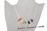 pdn002 Fashion Inspiration lampwork beads finished necklace
