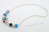 pdn005 Designer Inspiration lampwork finished Princess necklace