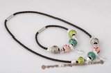 Pdset002 Fashion Inspiration lampwork neckalce& bracelet set