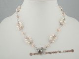 pn260 Hot selling multicolor Pearl rolo choker  Necklace in wholesale