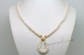 Pn616 Designer Freshwater Potato Pearl Princess Necklace