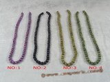 pps008  Five strands dye color 5-6mm fresh water potato pearl beads strands