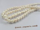 pps017 11-12mm nature white potato freshwater pearl strand in wholesale