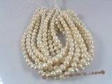pps019 White large size whorl potato loosen pearl strand in wholesale,10.5-11.5mm