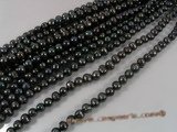 pps020 Black big size whorl potato loosen pearl strand on sale,9.5-10.5mm